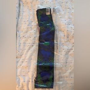 Ted Baker 100% Black Silk Scarf with Floral Design